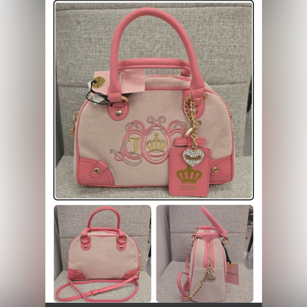 Pink Juicy Couture bowler bag